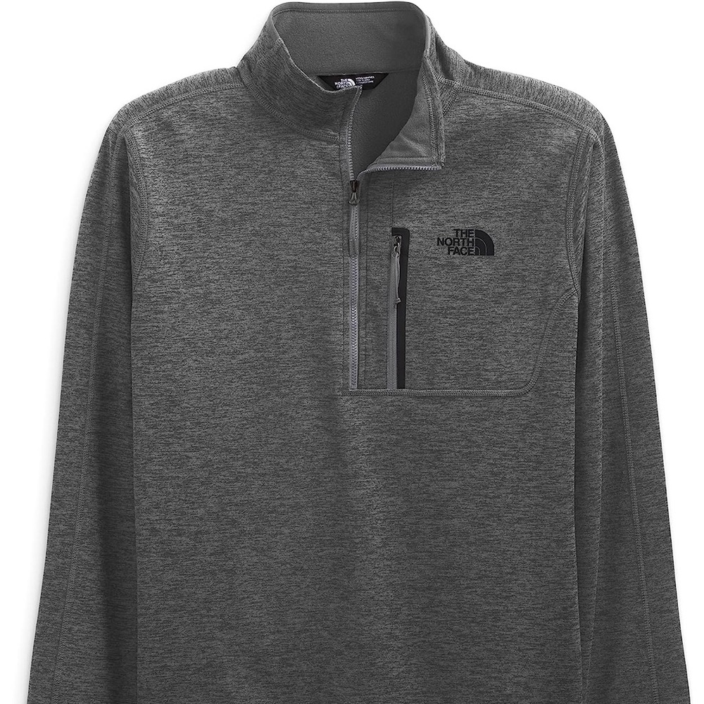 North Face Canyonland 1/2 Zip size Medium in Charcoal Grey.  Like new!